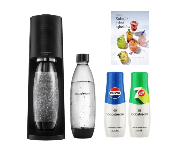 SodaStream Zestaw saturator Terra + książka z przepisami - 1589966 - zdjęcie